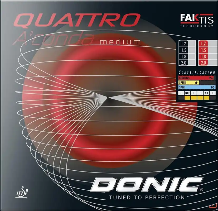 Akční Nabídka Potah Donic Quattro A´conda Medium