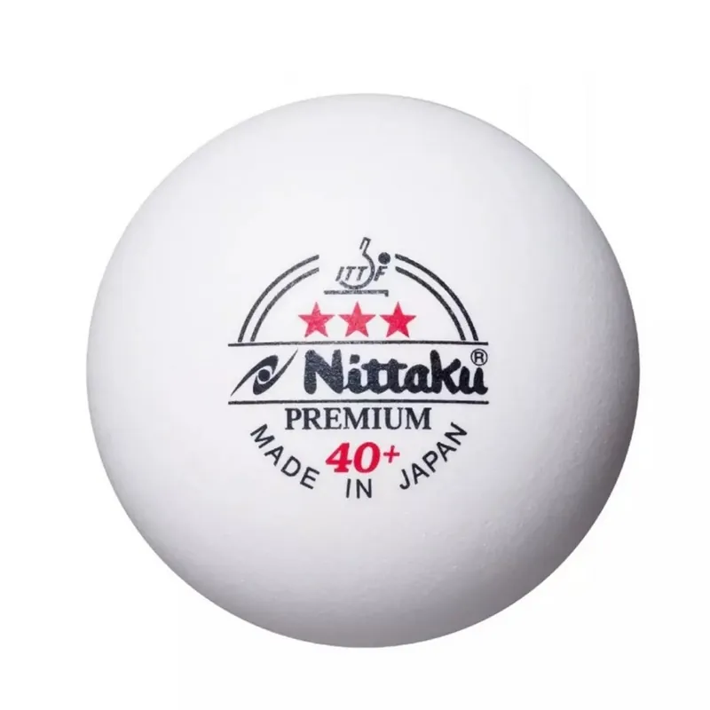 Míčky na stolní tenis Nittaku Premium *** 40+ (3 ks) Vrácení Zdarma
