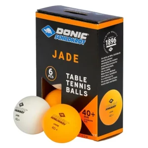 Míčky na stolní tenis SCHILDKROT Jade Poly 40+ 6ks Pouze Dnes