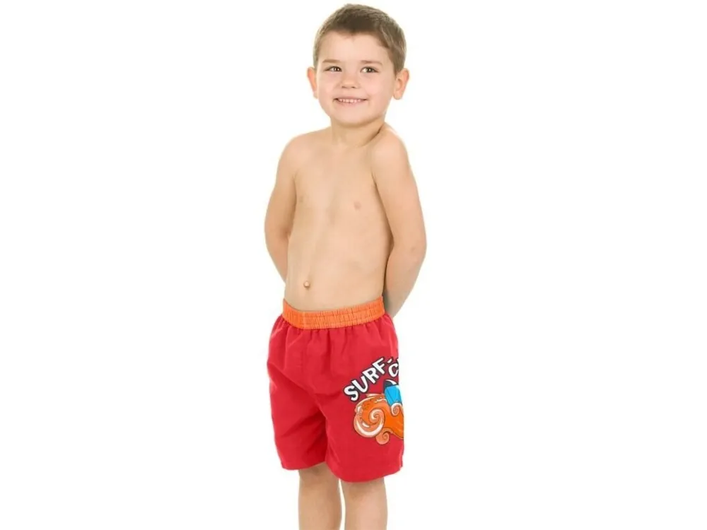 Aktuální Surf Club koupací šortky červená
