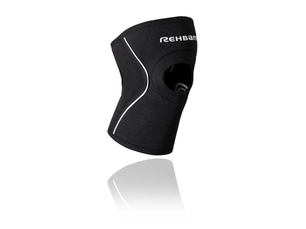 Levný Rehband UD Bandáž kolene s otvorem pro patellu 5mm - XXL
