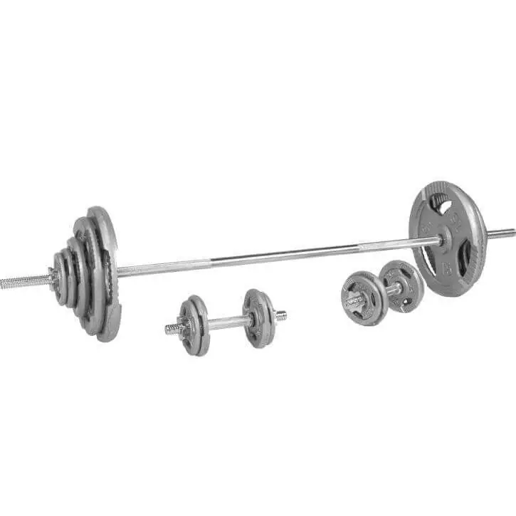 Rychlé Dodání Gorilla Sports Činkový set, litina, 100 kg