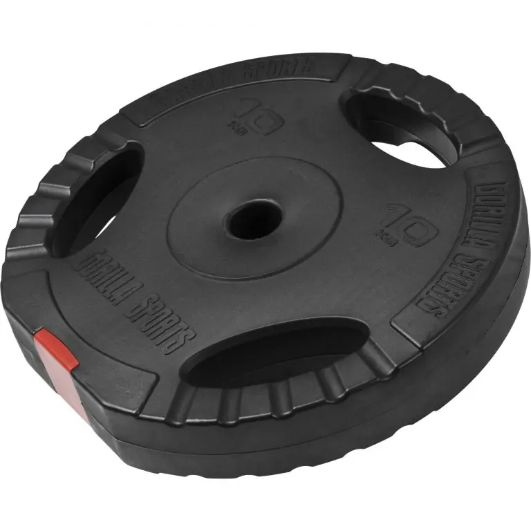 Gorilla Sports Kotouč potažený plastem, výplň cement, 10 kg Nejprodávanější