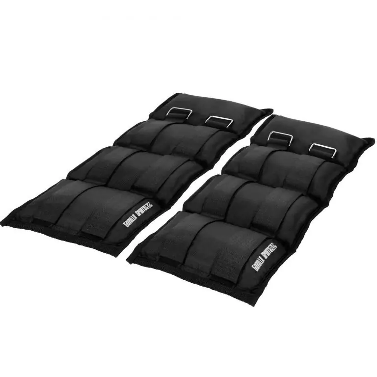 Gorilla Sports Zátěžové manžety, černé, 2 x 2 kg Nakupujte Hned