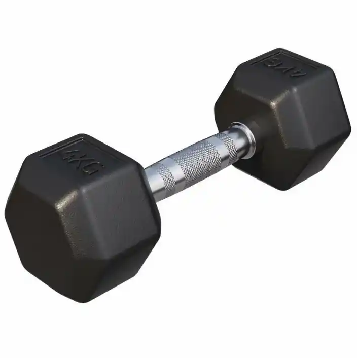Gorilla Sports Šestihranná pogumovaná činka, 4 kg Kup Teď