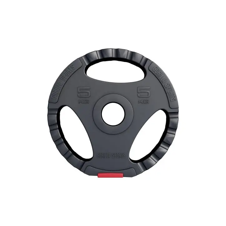 Tovární Cena Gorilla Sports Činkový kotouč Olympia, plast, 5 kg