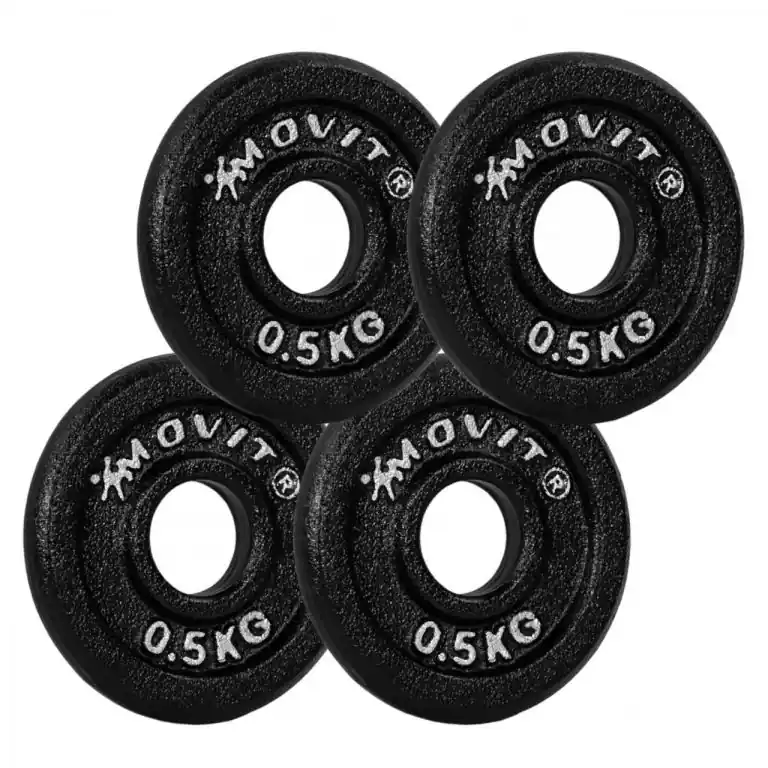 Omezená Nabídka MOVIT sada 4 kusů závaží - 0,5 kg, litina
