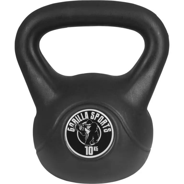 Gorilla Sports kettlebell činka, plast, černá, 10 kg Ihned K Objednání