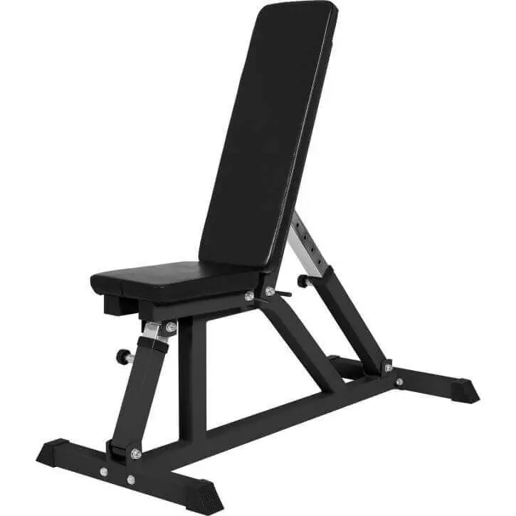 Gorilla Sports Polohovatelná lavička, 119 cm, černá Cenově Výhodný