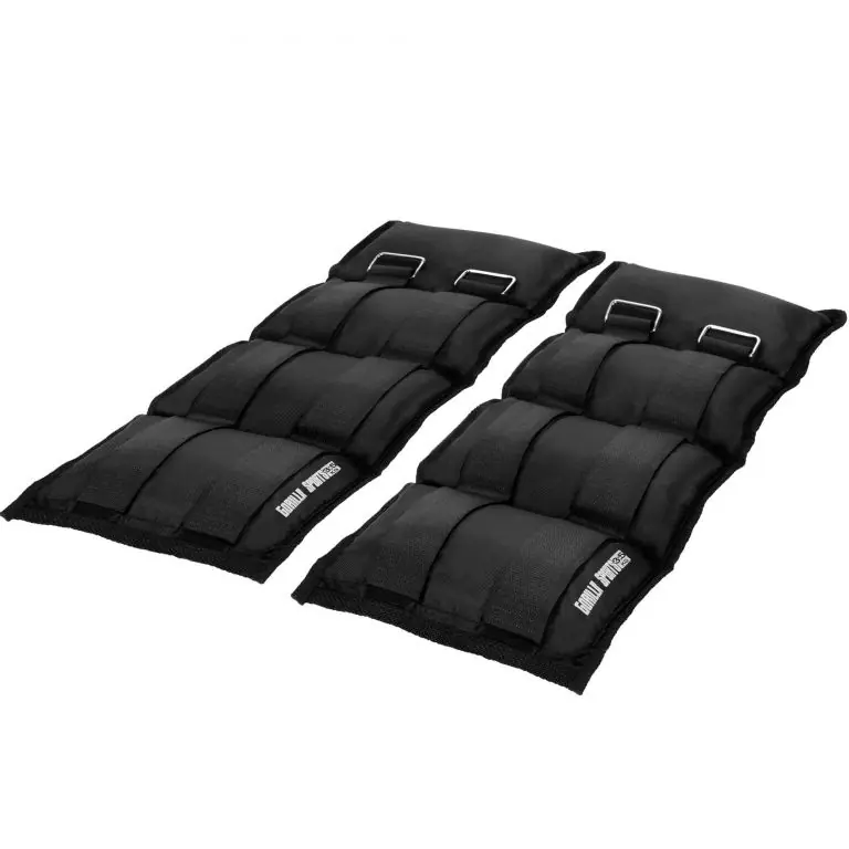 Gorilla Sports Zátěžové manžety, černé, 2 x 3,5 kg Víkendová Akce