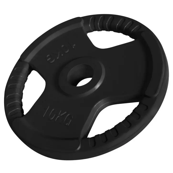 Gorilla Sports Zátěžový kotouč gumový, 10 kg Omezená Nabídka