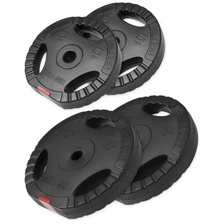 Gorilla Sports Sada zátěžových kotoučů 2 x 5 kg, 2 x 10 kg Hit Sezóny