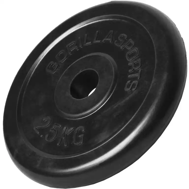 Vrácení Zdarma Gorilla Sports Činkový kotouč 2,5 kg, litinový s pogumováním
