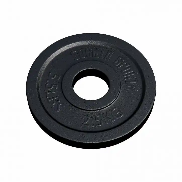 Gorilla Sports Zátěžový kotouč 50/51 mm, 2,5 kg Nízká Cena