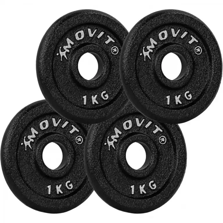 Omezená Nabídka MOVIT sada 4 kusů závaží - 1,0 kg, litina