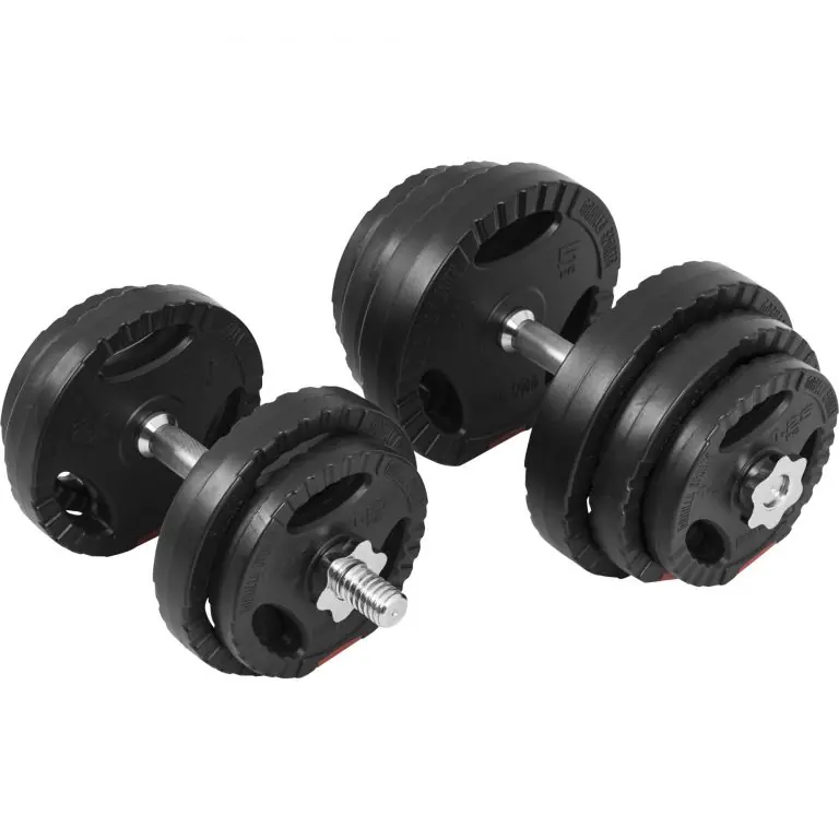 Jen Po Omezenou Doba Gorilla Sports Sada činek s plastovými kotouči, 30 kg