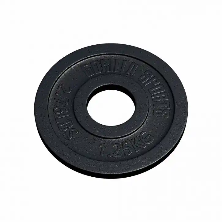 Gorilla Sports Zátěžový kotouč 50/51 mm, litina, 1,25 kg Vrácení Zdarma