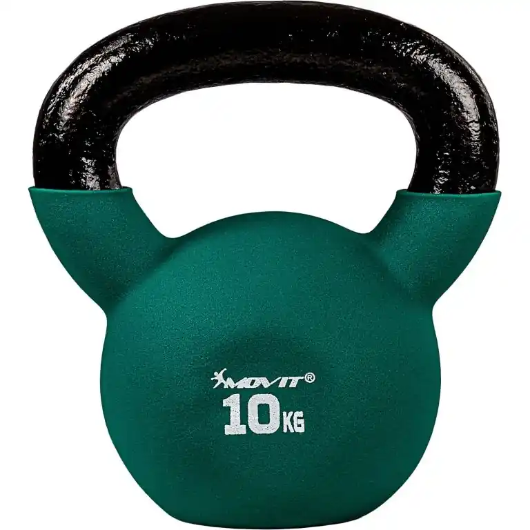 MOVIT Kettlebell činka, zelená, 10 kg Přímo Od Výrobce