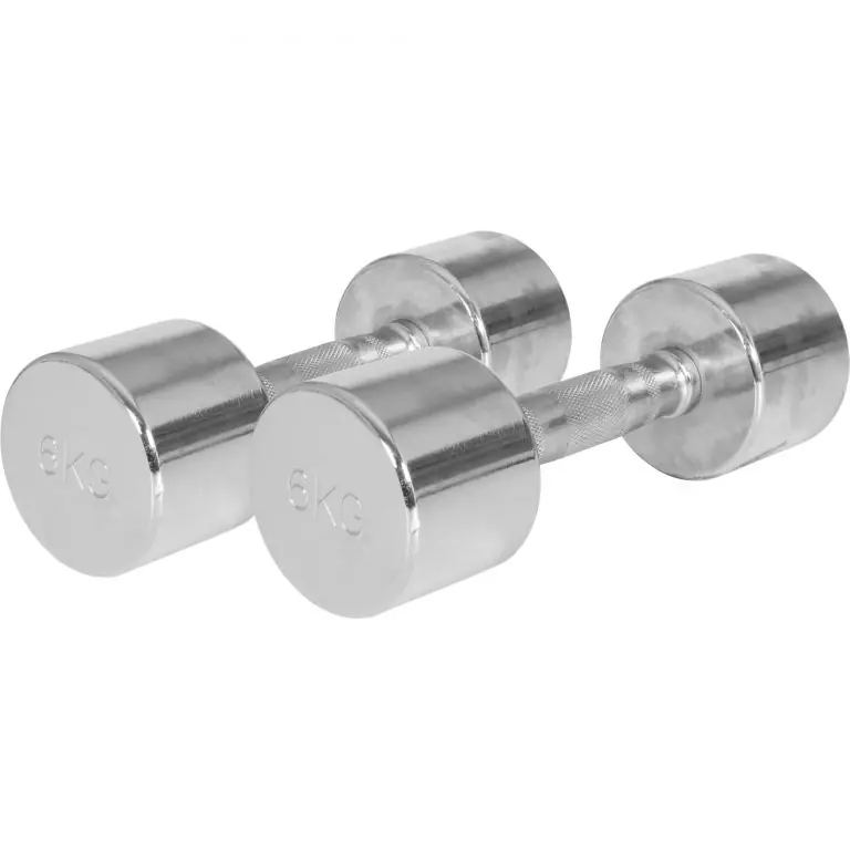 Jen Po Omezenou Doba Gorilla Sports Pochromované jednoruční činky, 2 x 6 kg