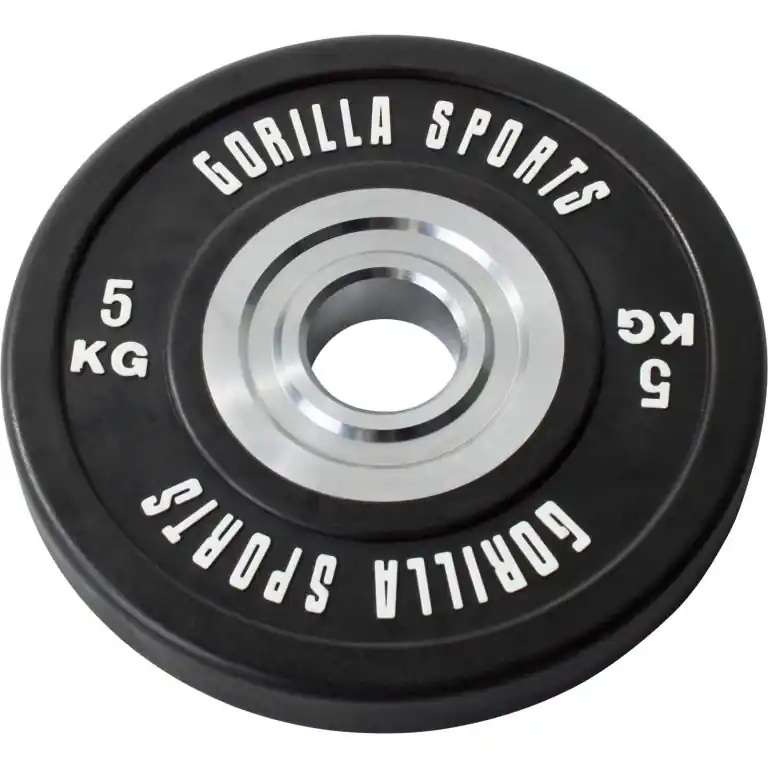 Gorilla Sports Zátěžový kotouč, pogumovaný, 5 KG Tovární Cena
