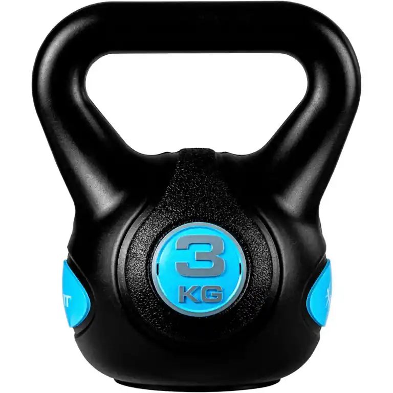 Nakupujte Hned MOVIT Kettlebell činka - 3 kg, černá/sv. modrá