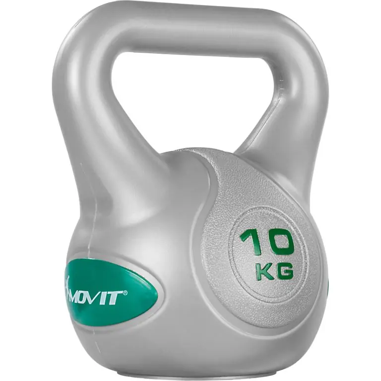 MOVIT Kettlebell činka 10 kg, tm. zelená Víkendová Akce