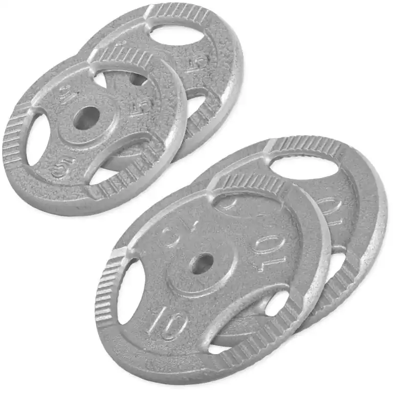 Gorilla Sports Sada kotoučů 30 kg, 2 x 5, 2 x 10 kg Výhodná Nabídka