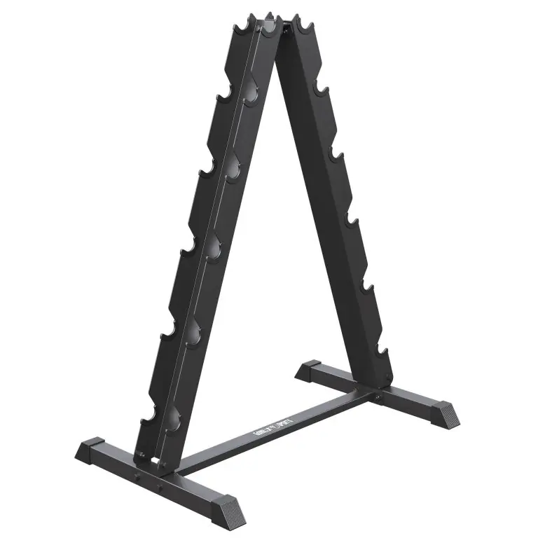 Gorilla Sports Stojan na činky 12 pozic, nosnost 300 kg Sleva