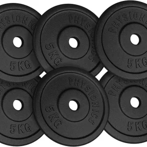 Must-Have PHYSIONICS Sada činkových kotoučů 6 x 5 kg, litina, 31 mm