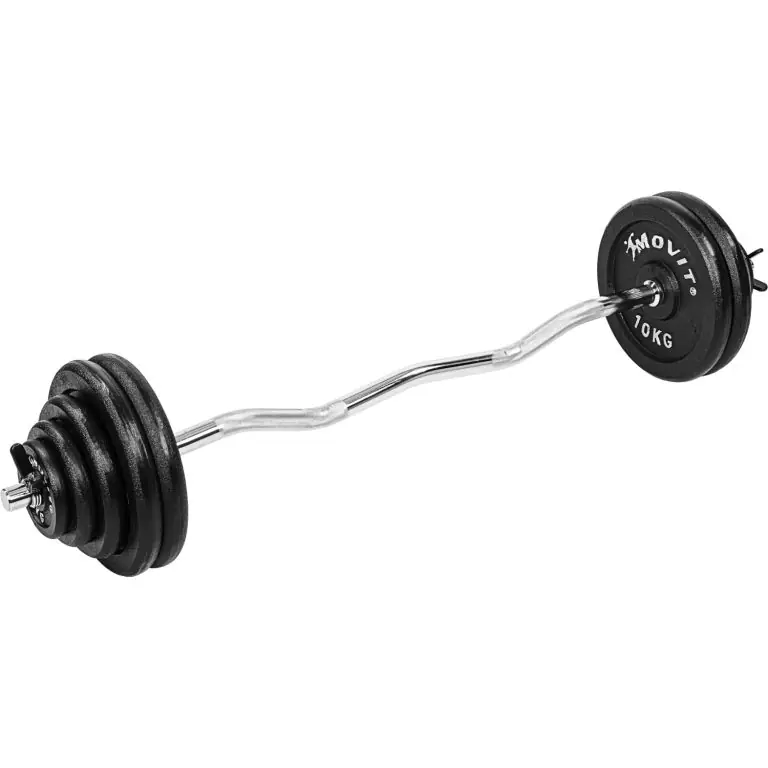 Movit Obouruční činkový set, 120 cm, 65,5 kg Nejlepší Volba