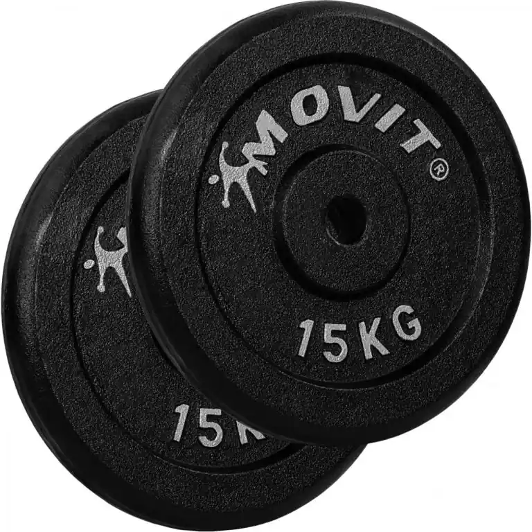 Sezónní Sleva MOVIT sada závaží 2 x 15 kg, litina