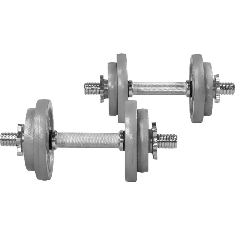 Ověřený Gorilla Sports Sada činek, litina, 20 kg
