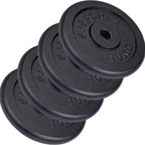 Sada litinových kotoučů 40 kg, 4x10 kg, průměr 30/31 mm Must-Have