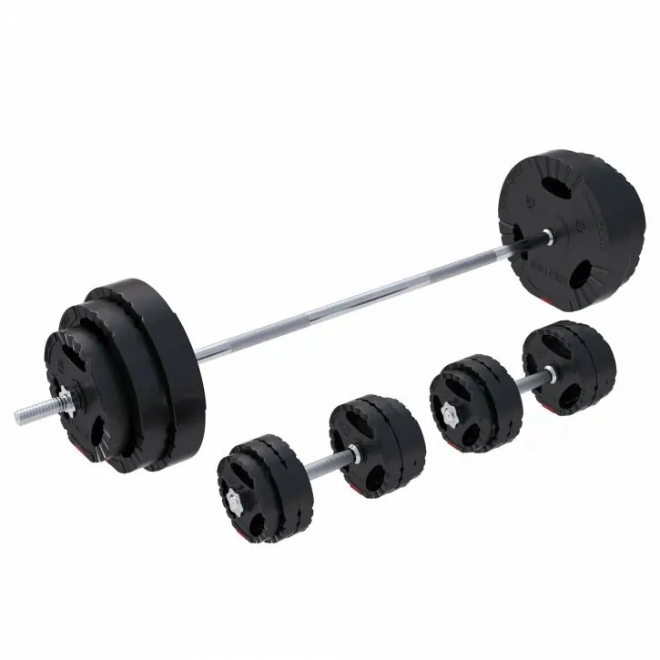 GORILLA SPORTS Nakládací činkový set, 100 kg Cenový Hit