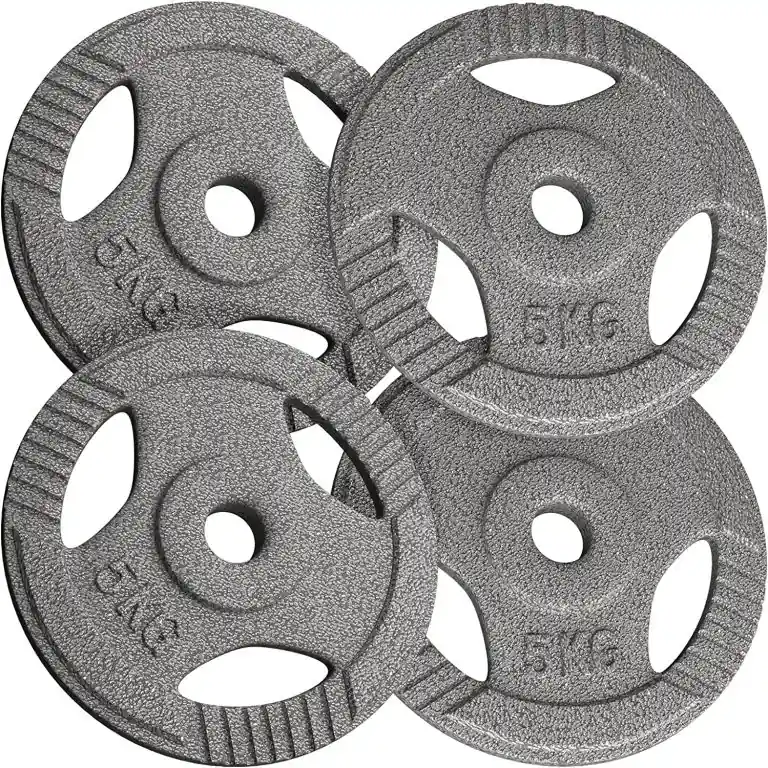 Super Cena PHYSIONICS Sada činkových kotoučů 4 x 5 kg, litina, 31 mm