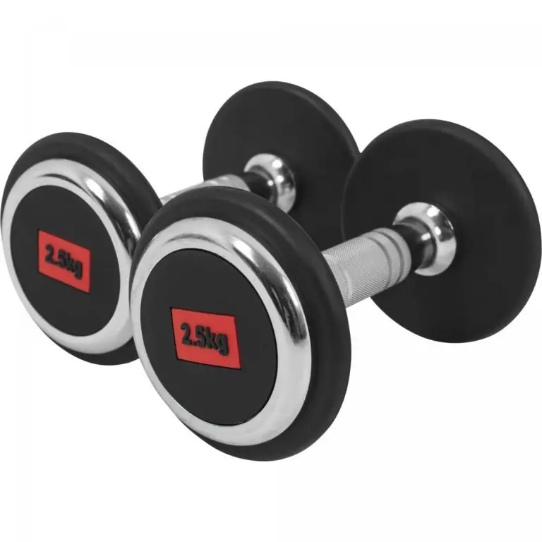 Víkendová Akce Gorilla Sports Sada jednoručních činek z litiny, 2 x 2,5 kg