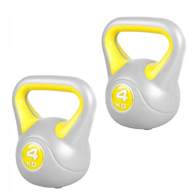 Gorilla Sports Sada Kettlebell činek, plast, 2 x 4 kg Originální