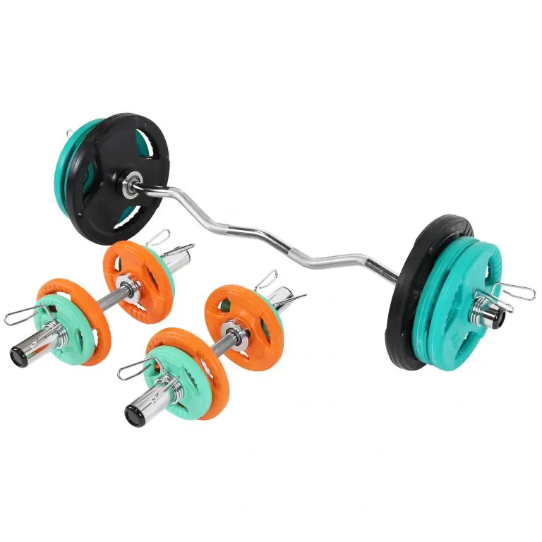 Vysoce Kvalitní Gorilla Sports Nakládací činkový set, 75 kg