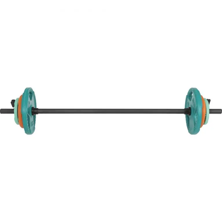 Gorilla Sports Set nakládací tyče a závaží, 20 kg Originální
