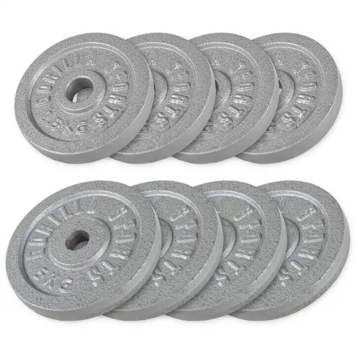 Odeslání Ihned Gorilla Sports Sada litinových kotoučů 4 x 2,5 kg + 4 x 5 kg