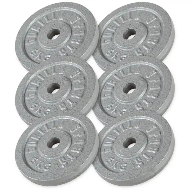 Speciální Cena Gorilla Sports Sada litinových zátěžových kotoučů 6 x 5 kg