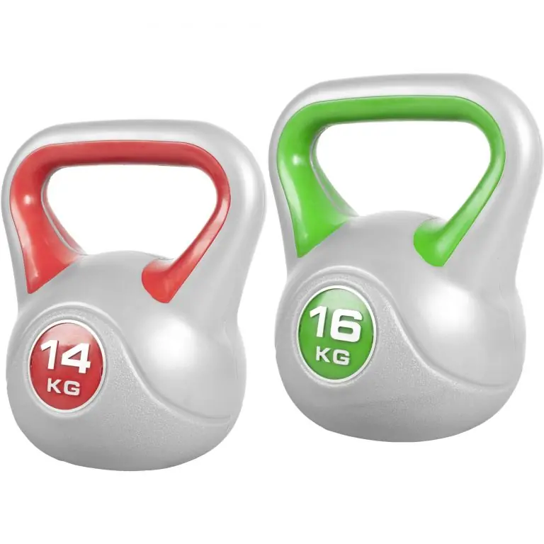 Gorilla Sports Kettlebell set, plast, 14 kg, 16 kg Časově Omezené