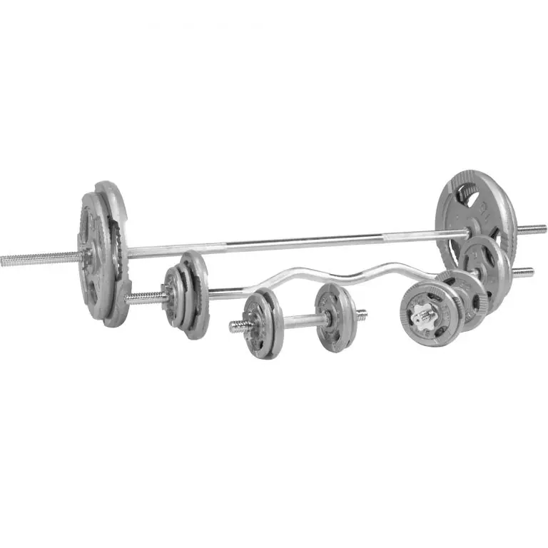 Gorilla Sports Činkový set, litina, 108 kg Rychlé Dodání
