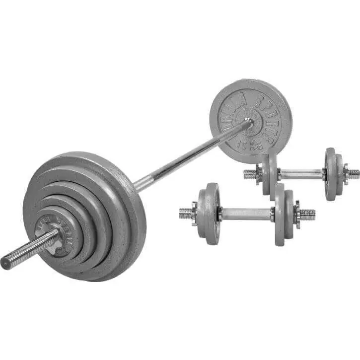 Must-Have Gorilla Sports Sada litinových činek, 100 kg