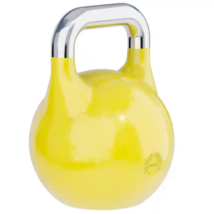Gorilla Sports Soutěžní kettlebell, žlutý, 16 kg Hit Sezóny