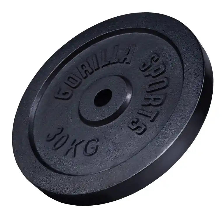 Vrácení Zdarma Gorilla Sports Litinový zátěžový kotouč, 30 kg
