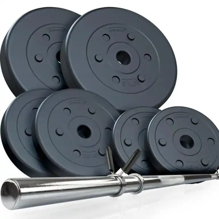 ScSPORTS činkový set, plast, 20 kg Omezená Nabídka