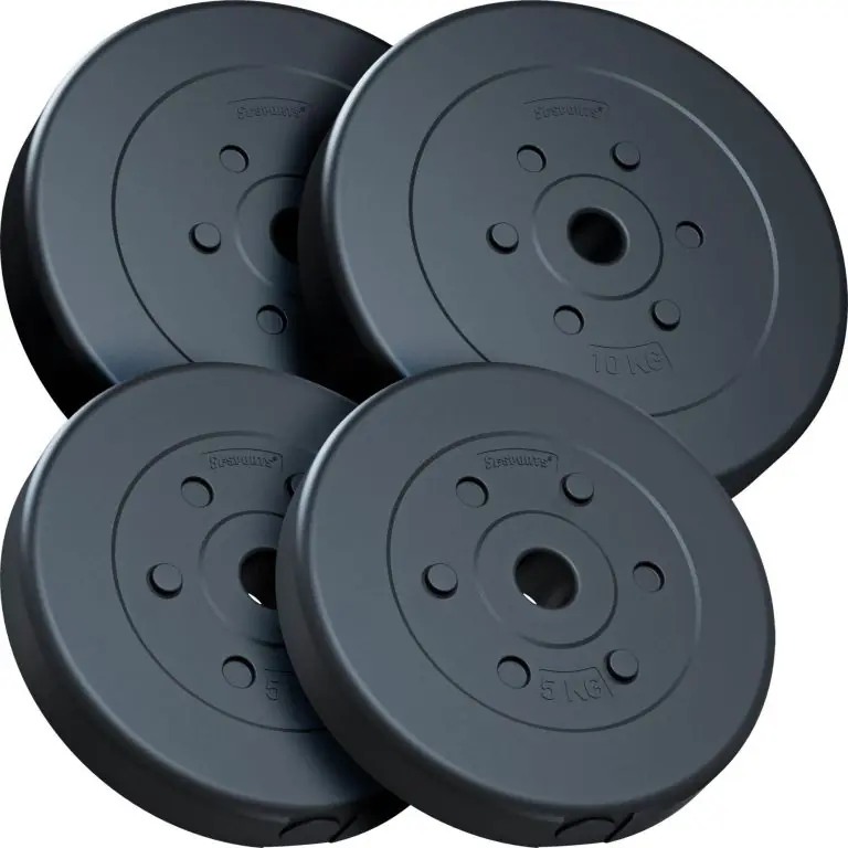 Plastové závaží 30 kg, sada kotoučů 30/31 mm Novinka