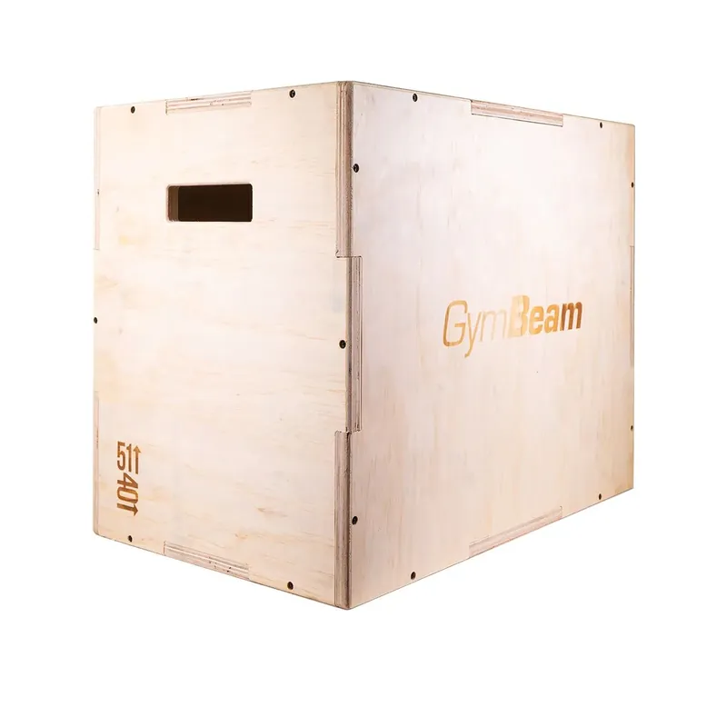 Novinka Plyometrická bedna PlyoBox Wood - GymBeam
