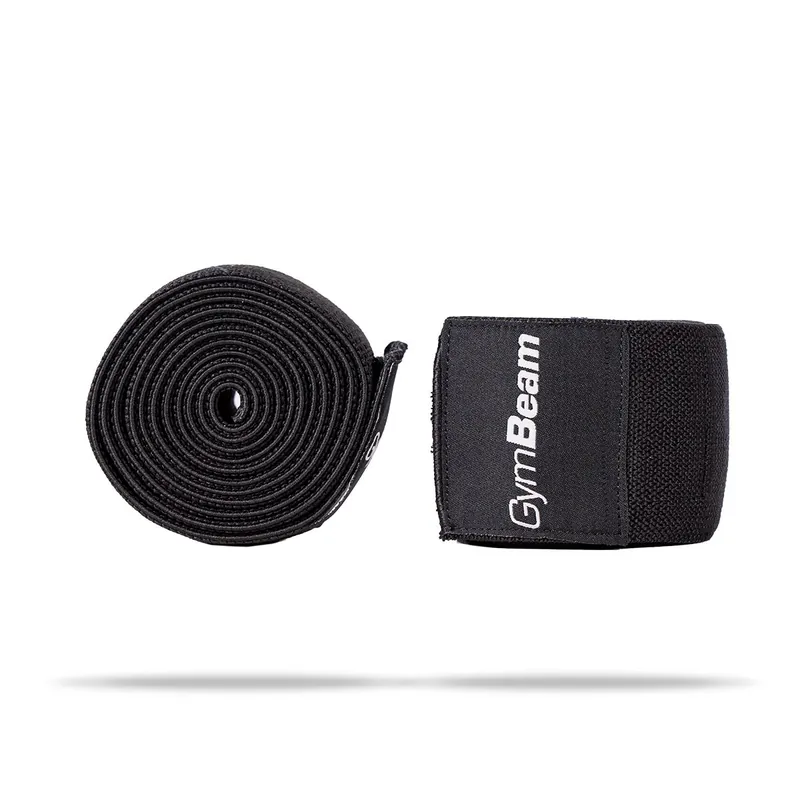 Bandáže na kolena FIRM black - GymBeam Výprodej